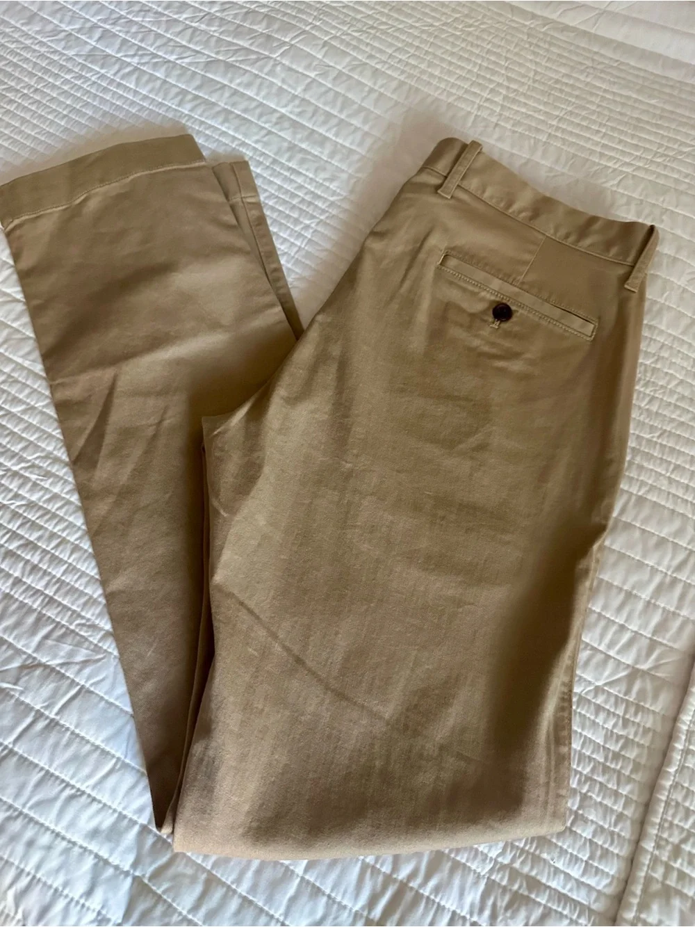 J. Crew Men's Flex Slim Chino Pants - Khaki Size W34 L32